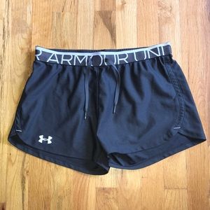 Size small grey under armour shorts